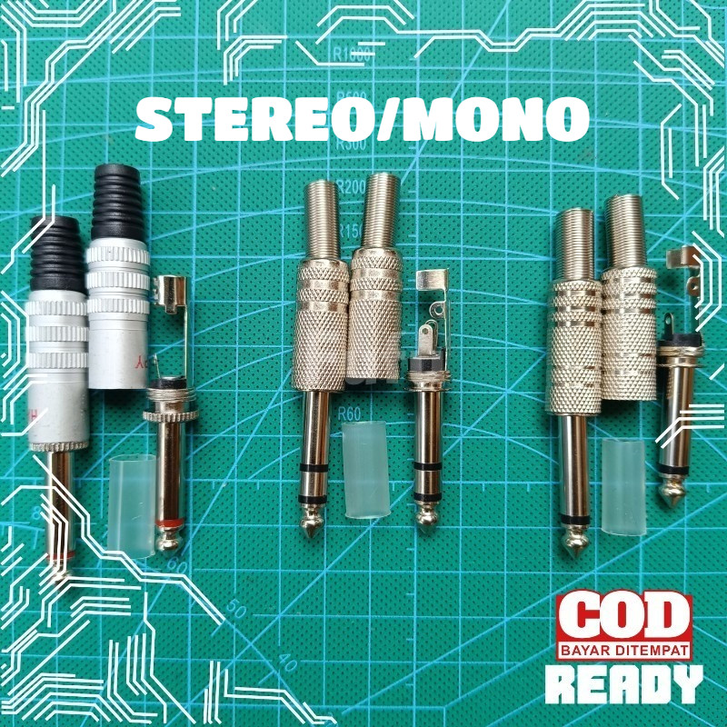 Jack Mic Akai Aluminium Metal Mono Happy Kualitas Sangat Mantap Je Mic Stereo