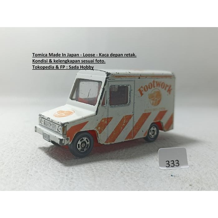 IP3... Tomica No 27 Isuzu Hipac Van Footwork Japan Unit Only 2ND
