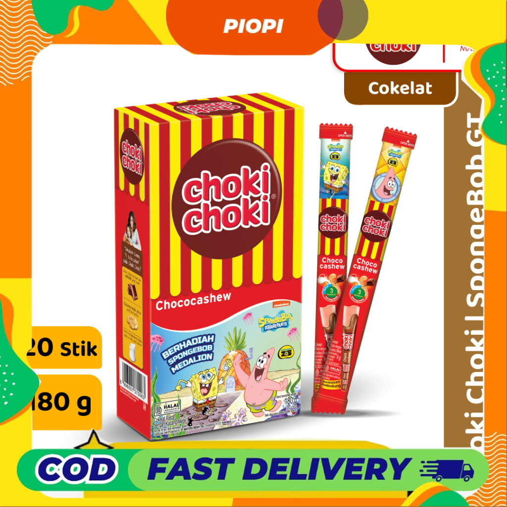 

PIOPI Choki Choki Cashew SpongeBob GT