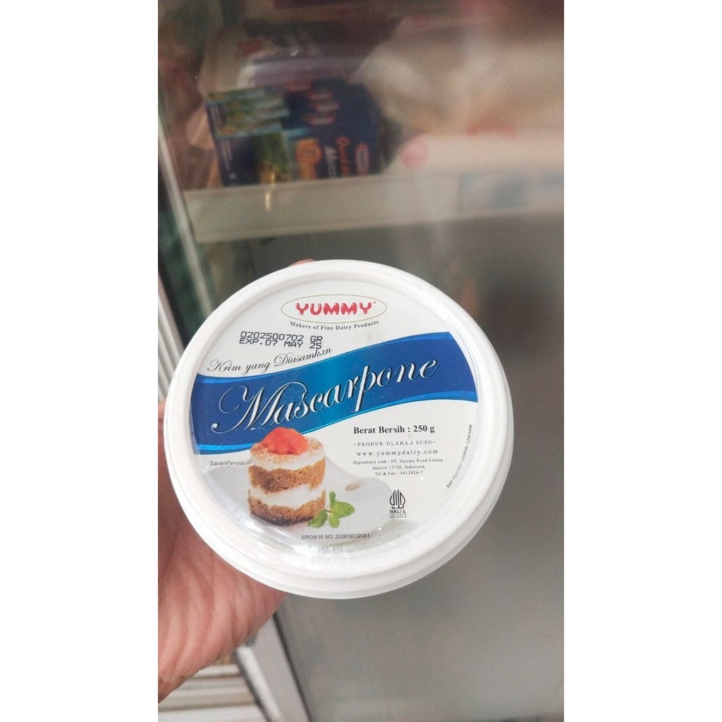

Yummy Mascarpone 250gr