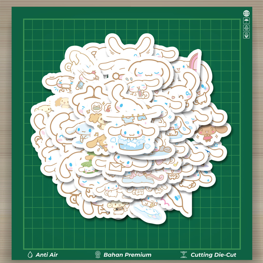 

HOT 50 PCS STIKER Stiker Kartun Cinamonroll Versi 2 Stiker Fashion Cars Decal Dingin Kartu Album Custom Vinyl Anti Air- Sticker Aesthetic Buku Journal Koper Casing HP Tablet Laptop Helm Motor Botol Minum