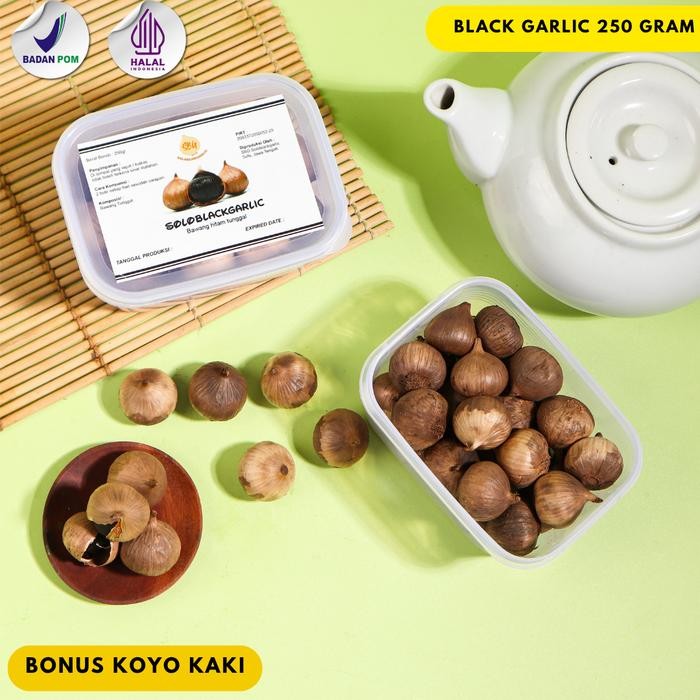 

Black garlic / bawang hitam tunggal (BUKAN KATING) berat 250gram - 250 gram