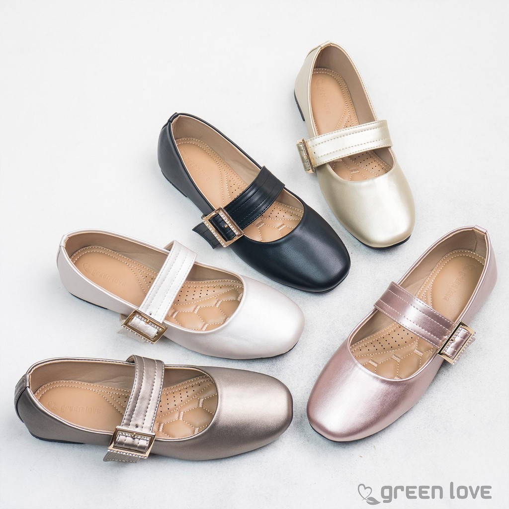 Green Love Sepatu Flatshoes Wanita MANILLA