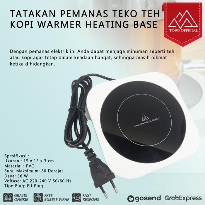 PEMANAS ELEKTRIK COFFEE CUP WARMER PENGHANGAT MINUMAN PEMANAS KOPI TEH