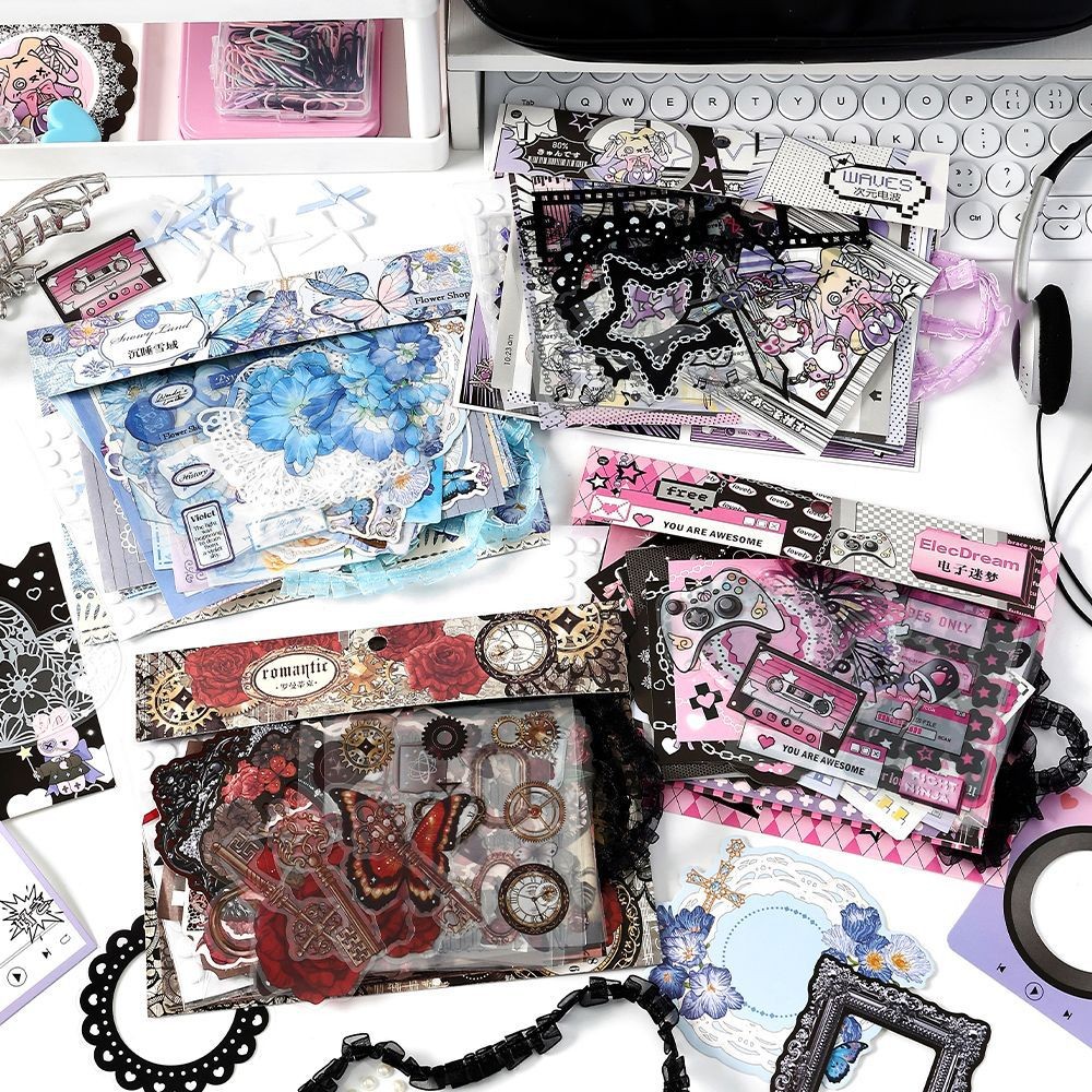[HARU] 58pcs DIY Itabag Material Set Aksesoris Dekorasi Itabag Lucu Lengkap Bag Accessories