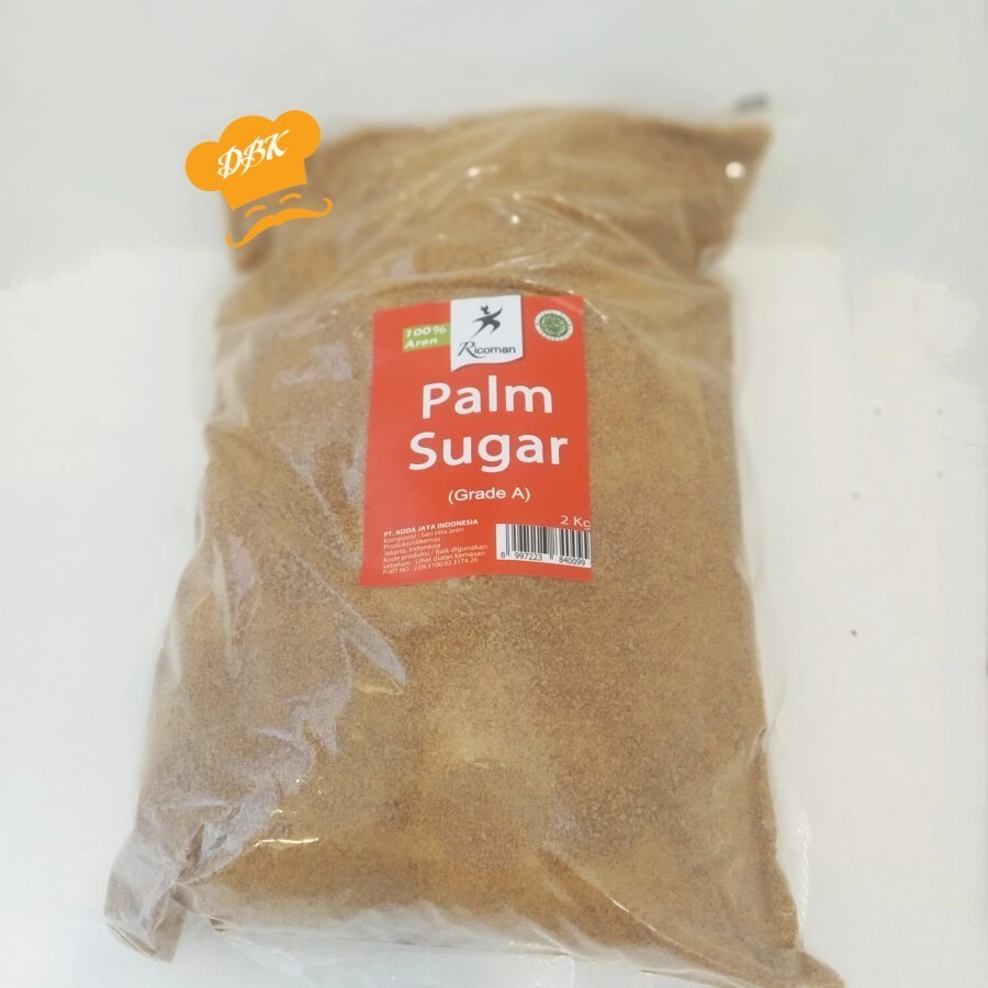 

gula ricoman palm sugar 2kg 100% aren gula semut
