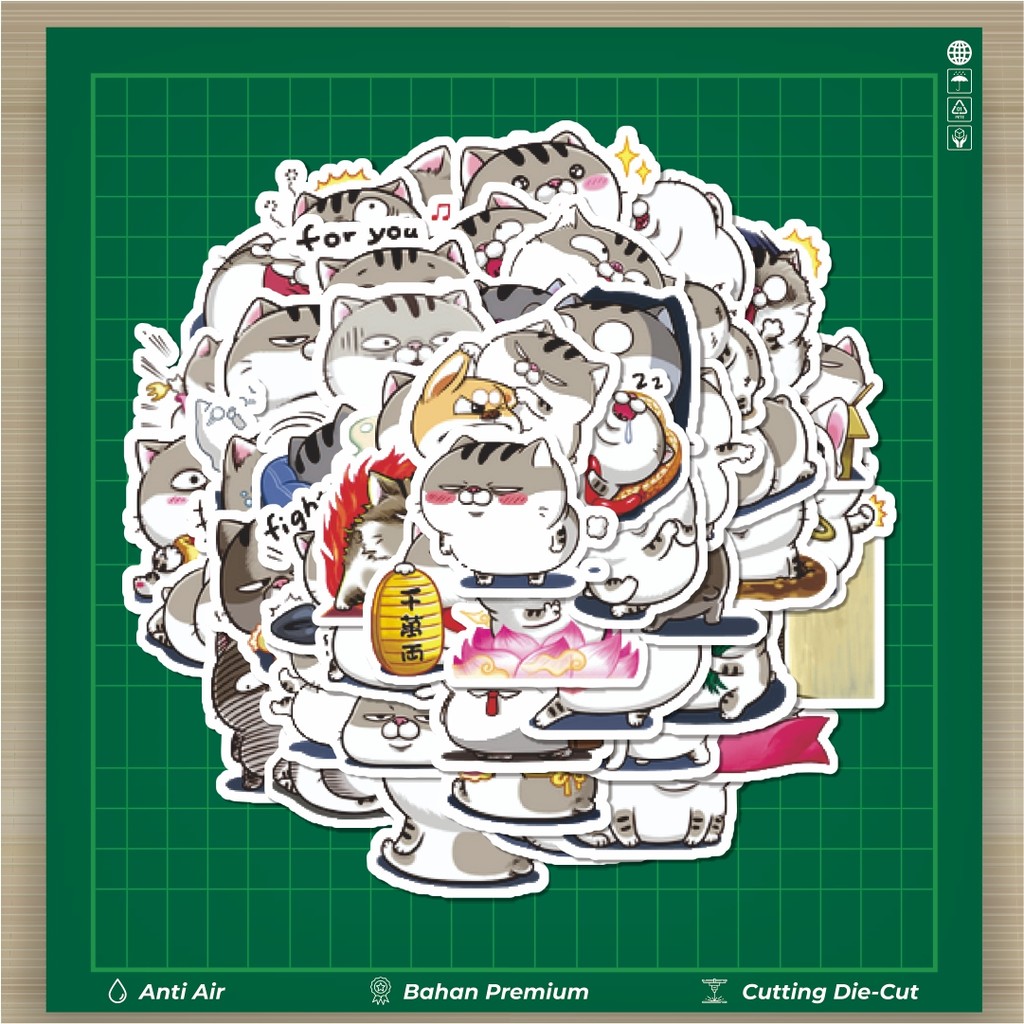 

HOT 50 PCS STIKER Stiker Kawaii Kittens Cats Pets [Anak Kucing Peliharaan] Stiker Fashion Cars Decal Dingin Kartu Album Custom Vinyl Anti Air- Sticker Aesthetic Buku Journal Koper Casing HP Tablet Laptop Helm Motor Botol Minum