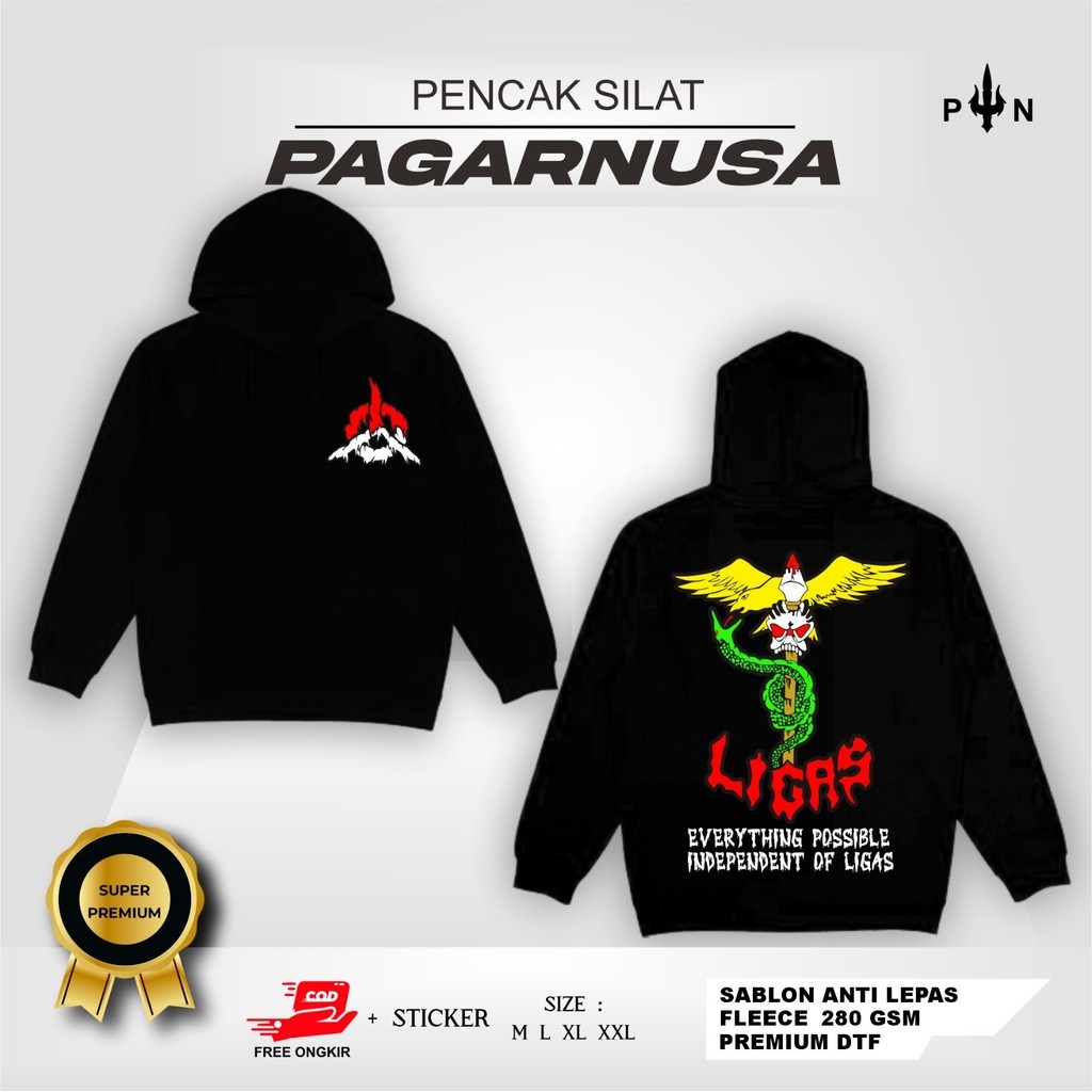 HOODIE PAGAR NUSA LIGAS EVERYTHING POSSIBLE INDEPENDENT OF LIGAS - JAKET PAGAR NUSA TERBARU - JAKET 