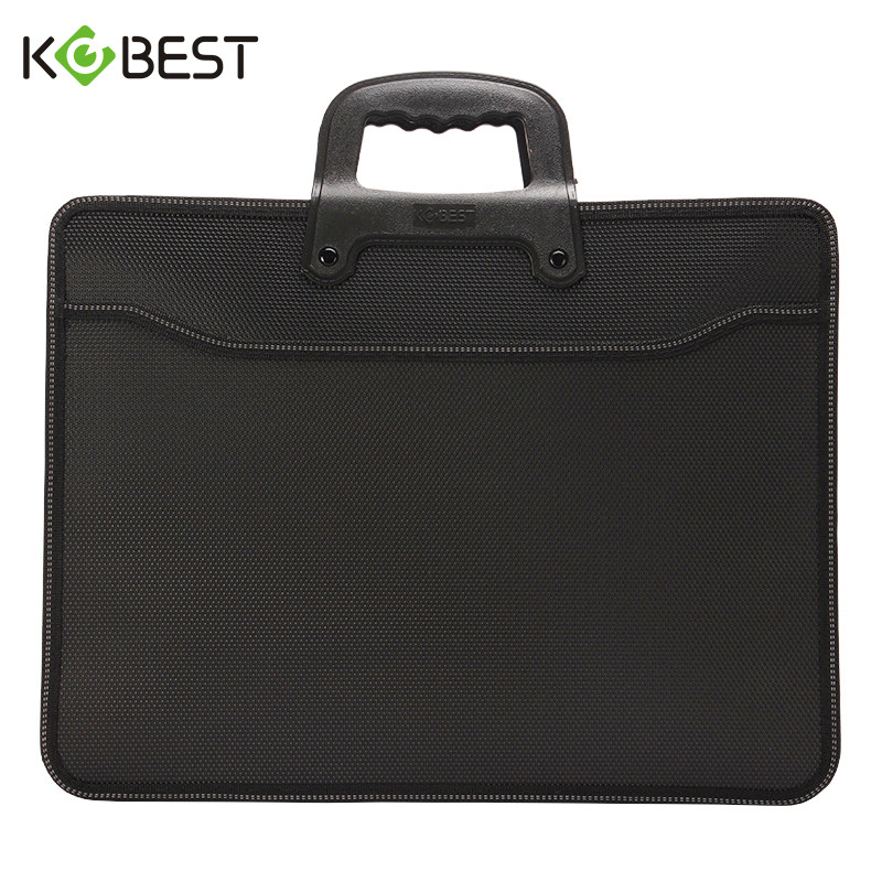 

A4 Large Capacity Laptop Handbag Multi-layer Folder Meeting Storage Briefcase Hand Carry Office File Bag