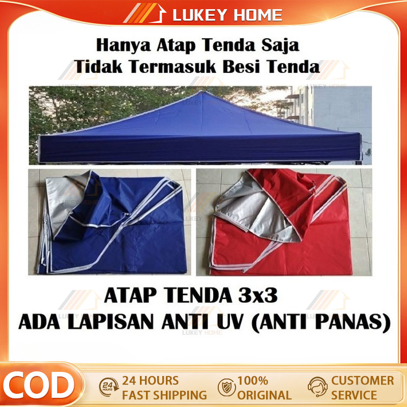 Tenda lipat 3x3/Tenda Lipat Jualan/tenda jualan 2x2/Tenda Bazar 1200D Outdoor/Tenda Bazar Pameran/Te