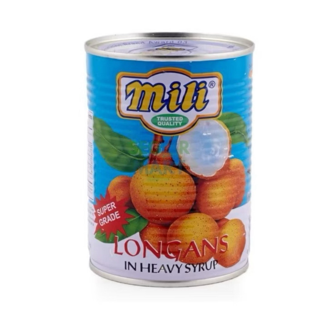 

Mili Longan Kaleng 565gr - Buah Kelengkeng Kaleng dalam Sirup