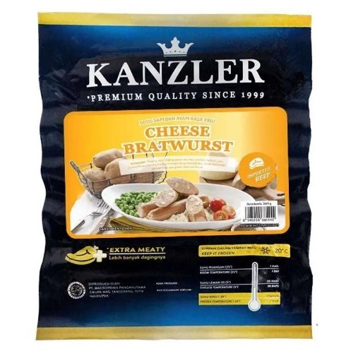 

KANZLER CHEESE BRATWURST 360GR