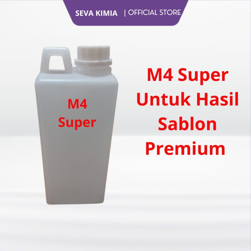 

Reduser Minyak M4 Seva Super Premium Pengencer Tinta Sablon Plastik 1 Liter