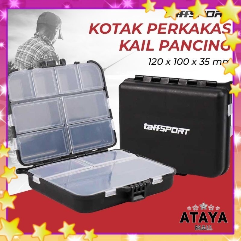 (BISA COD) TaffSPORT Kotak Perkakas Kail Pancing Waterproof Portable Murah Original - Box Tempat Pen