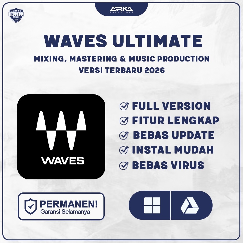 Waves Ultimate Complete Plugin Full Version Original Lifetime | Bundle Mixing & Mastering Plugin (WI