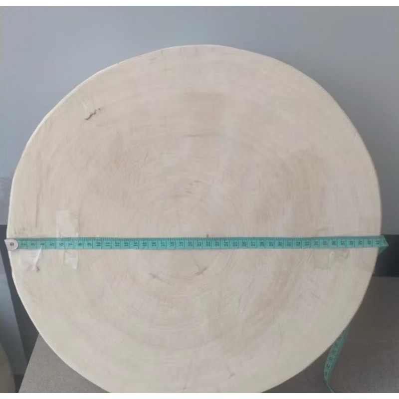 ASLI TALENAN KAYU BULAT 45 CM TEBAL 7CM/TATAKAN KAYU, ASAM NANGKA, RAMBUTAN/CUTINGG BOART/ALAS POTON