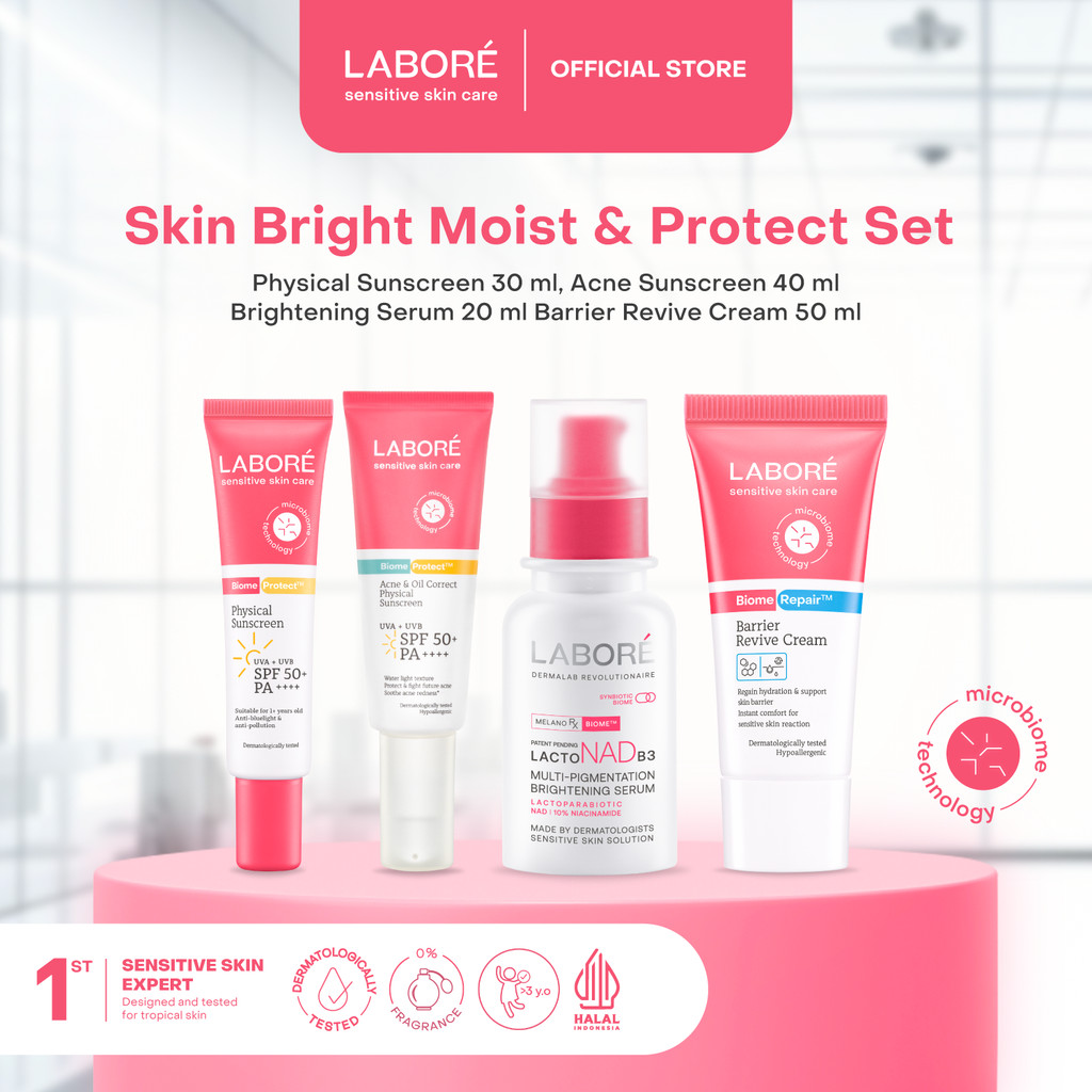LABORE Skin Bright Moist & Protect Set - LABORE Multi-Pigmentation Brightening Serum 20 ml | LABORE 