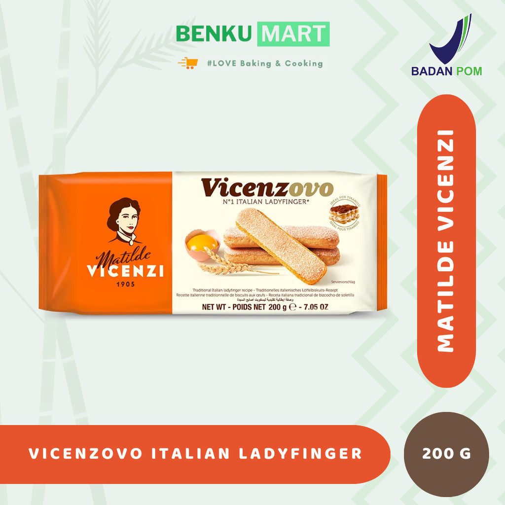 

Vicenzovo Lady Finger 200 Gr | Lady Finger Matilde Vicenzi Vincenzovo