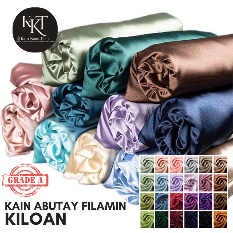 MER.SHOP Kain Abutai Kiloan Bahan Kain Filamin Untuk Backdrop Background Dekorasi Kain Abutay Kiloan