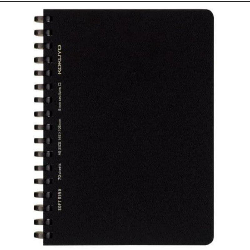 

Ready Kokuyo Soft Ring Notebook A6 GRID 70Sheets S-SV457S-D
