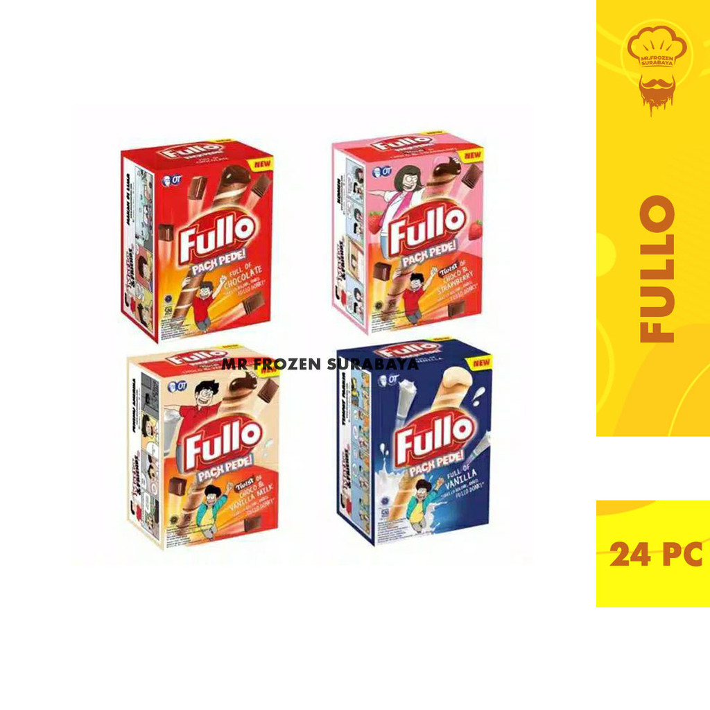 

Fullo Wafer Chocolate Aneka Rasa 1 Box isi 24 pc