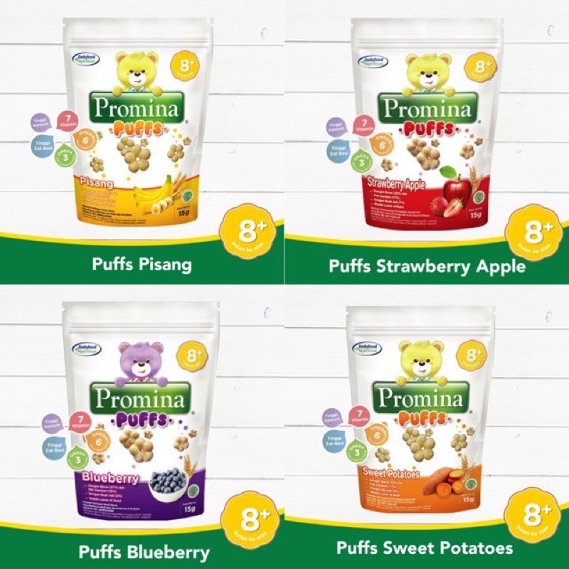Promina Puff 15 Gr Promina Snack Bayi Puff 8 bulan ke atas - Promina puf - Promina Biskuit Bayi - Pr