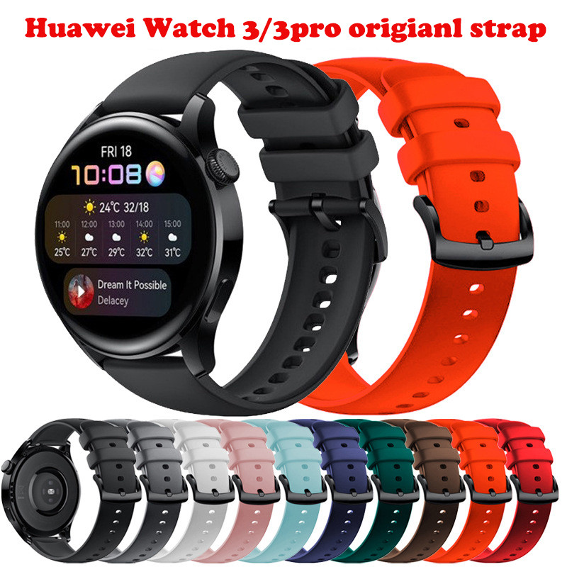 22mm Origianl Strap Band for Huawei Watch 3 46mm Official Watch Strap for Huawei Watch 3 Pro 48mm Wa