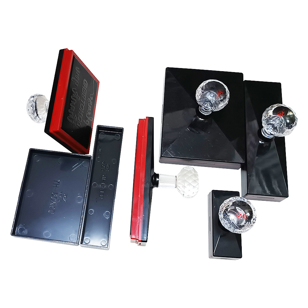 

Personalized big pre ink business stamp custom self inking flash stamp logo address name for office work