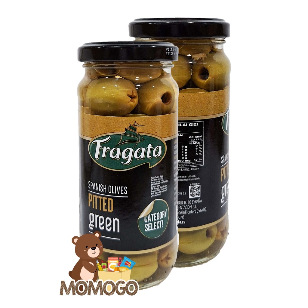 

FRAGATA SPANISH OLIVES PITTED GREEN 230GR