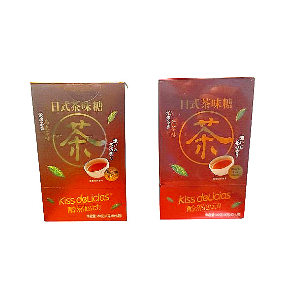 

Kiss Delicias Tea Mint Candy 180g Permen Mint Rasa Teh