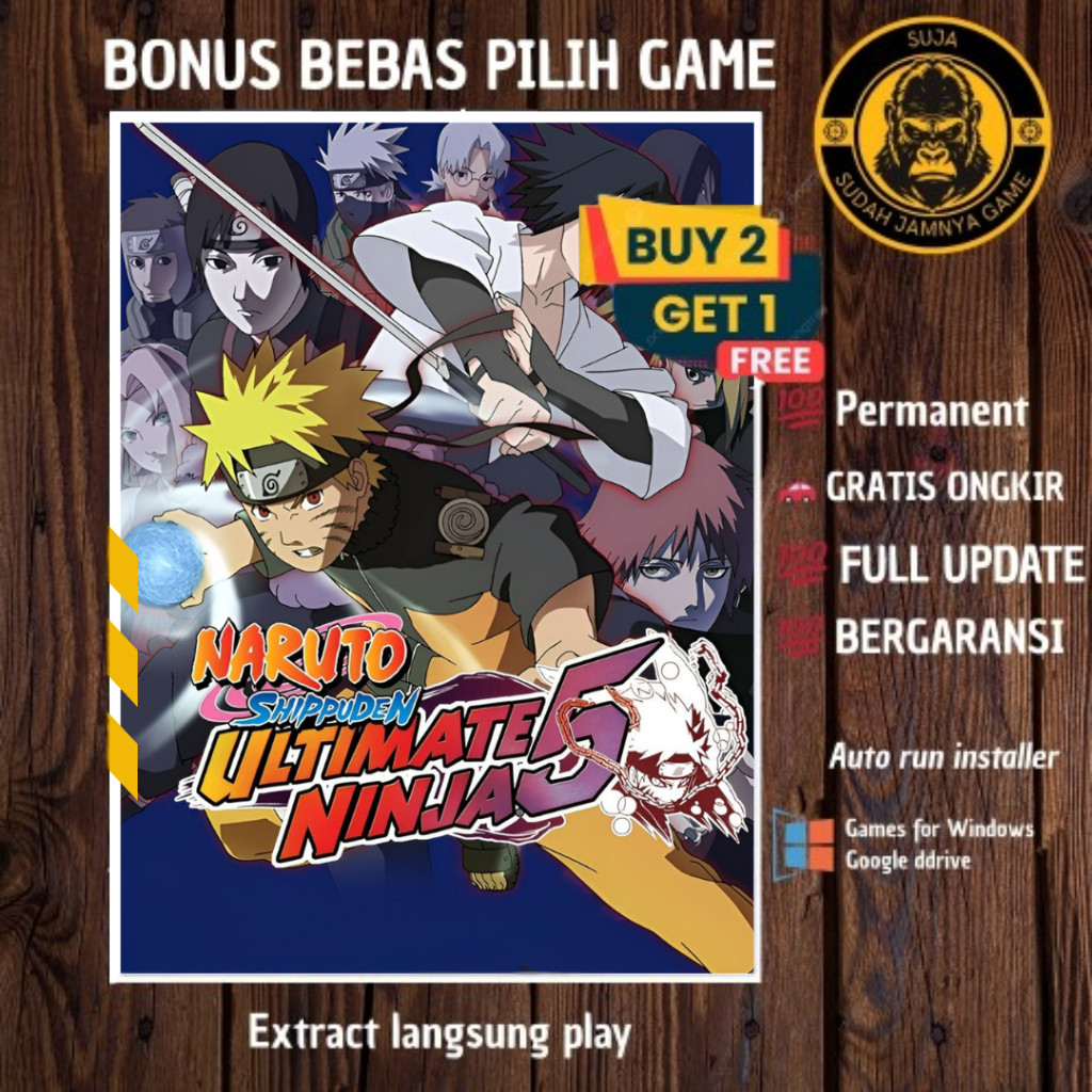 NARUTO ULTIMATE NINJA 5 - GAME PC - GAME LAPTOP - OFFLINE GAME