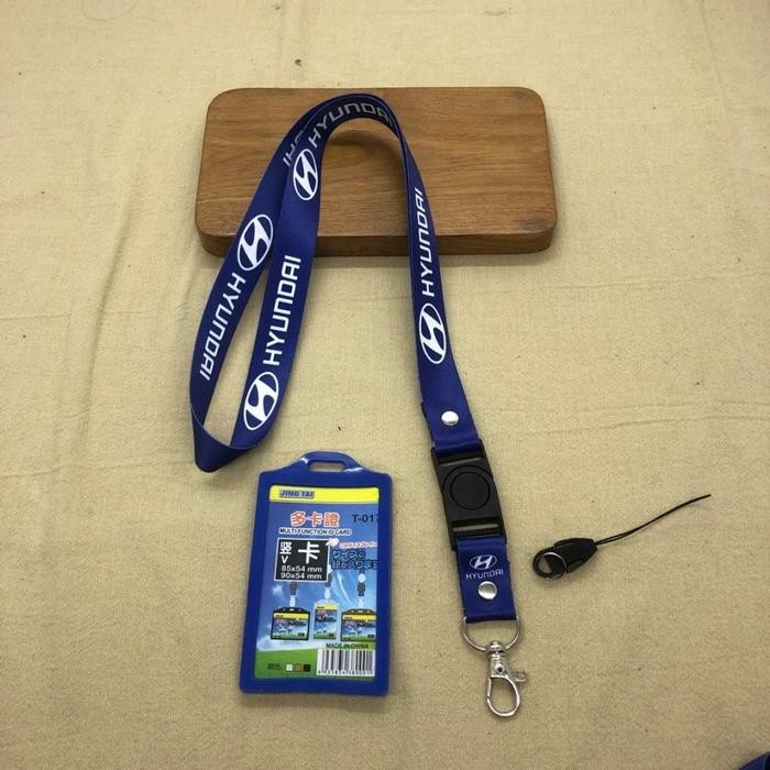 

Promo tali id card hyundai mobil lanyard printing 2 sisi id card ukuran 2x90 - Hanya Tali