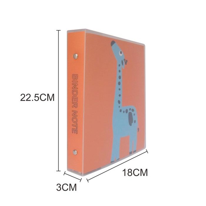 

EAGLE File Binder Besi Binder Note Binder Buku Catatan Motif ANIMAL A5 - MERAK
