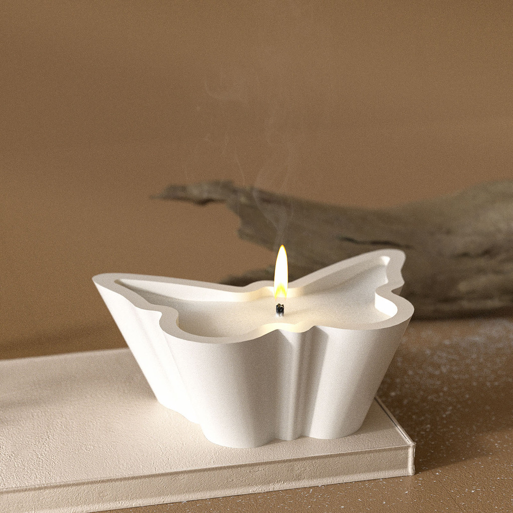 

Butterfly Storage Jar Silicone Mold DIY Epoxy Resin Butterfly Shaped Aromatherapy Candle Cup With Lid Gypsum Decoration Mold