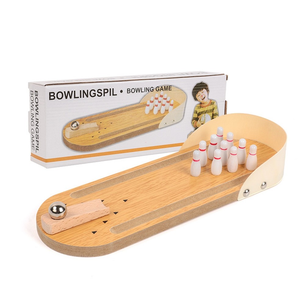 TERLARISMainan Bowling Mini Kayu Bowling Board /mainan edukasi anak/ Mainan Bowling Anak / Mainan Ke