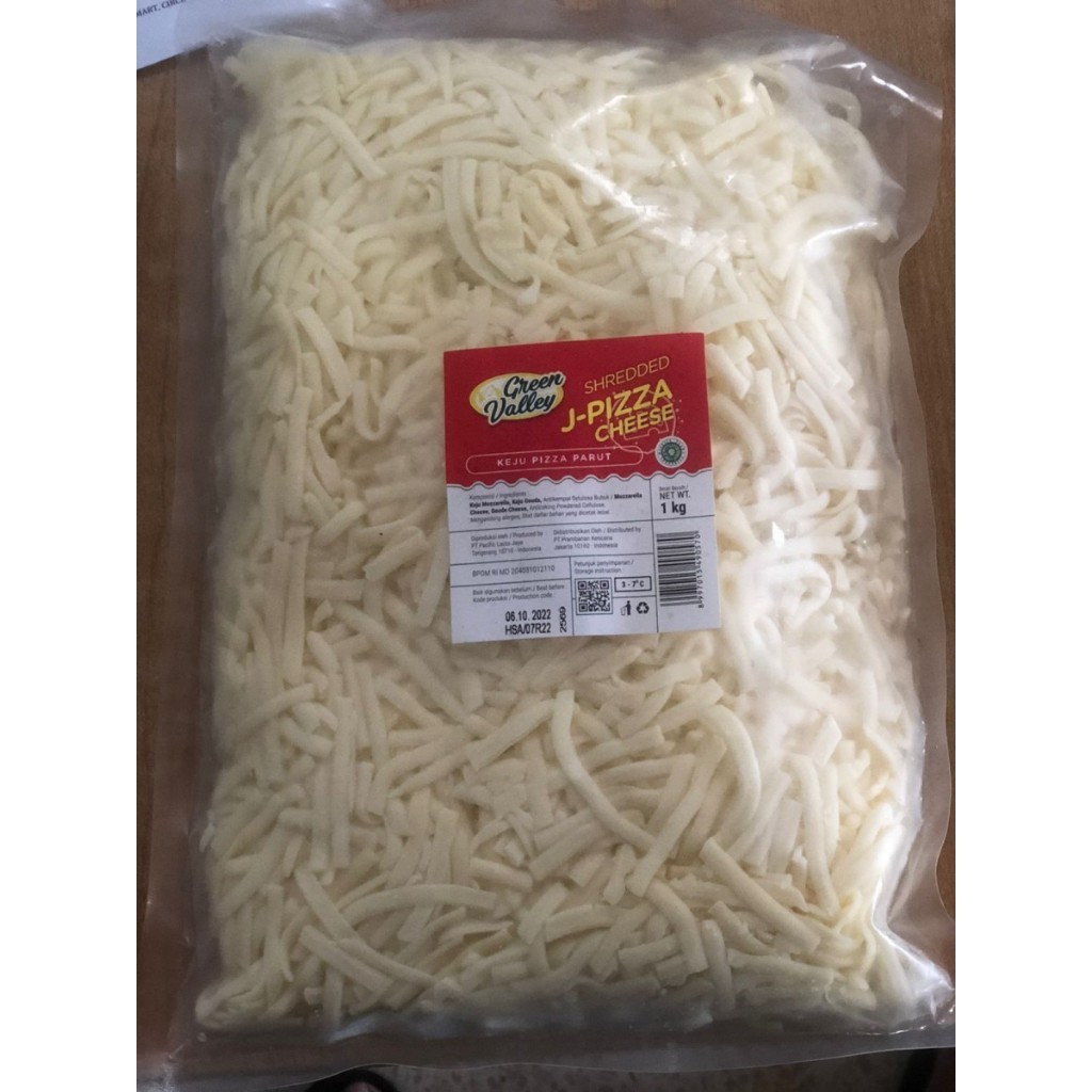 

Green Valley Shredded J-Pizza - 1 Kg (Mozzarella Parut + Gouda