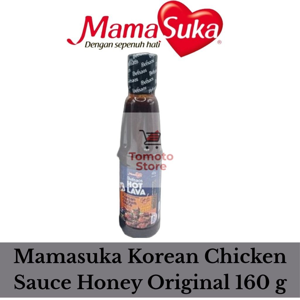 

✨ TOMOTOSTORE ✨ MAMASUKA Delisaos Hot Lava Saus Ayam Goreng Ala Korea Honey Original 160 gr