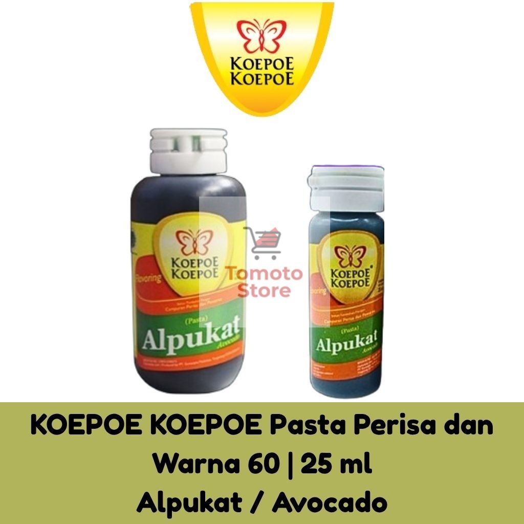 

✨ TOMOTOSTORE ✨ KOEPOE KOEPOE Pasta Perisa dan Warna Alpukat / Avocado