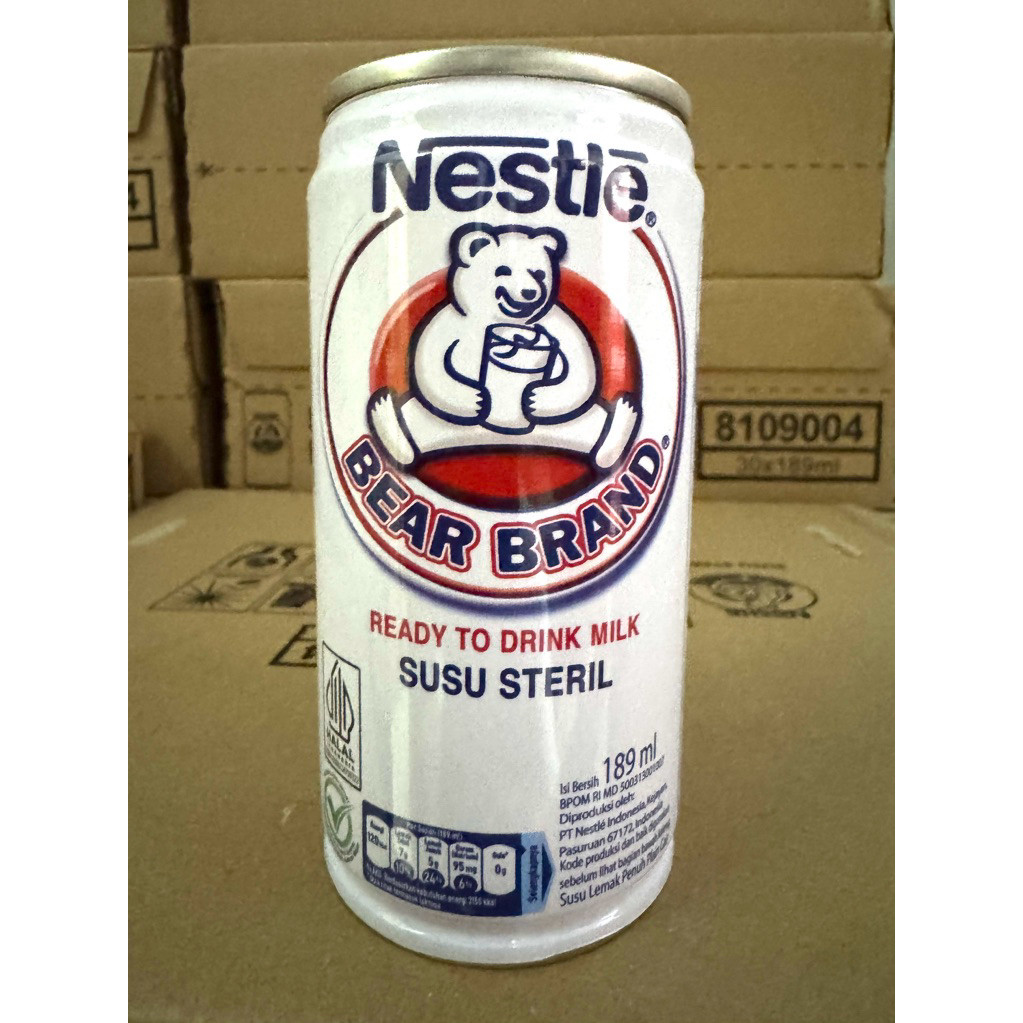 

Bear Brand 189 ml @ 30 kaleng / 1 dus