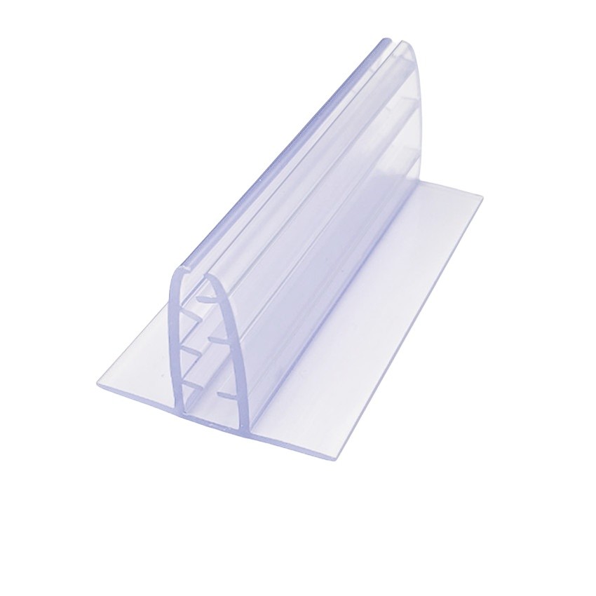 

1Pack Plastic POP Display Clamp Sign Clip Holder Stand Soft Tooth Grips Advertising Promotion Card Adhesive Tape on Base