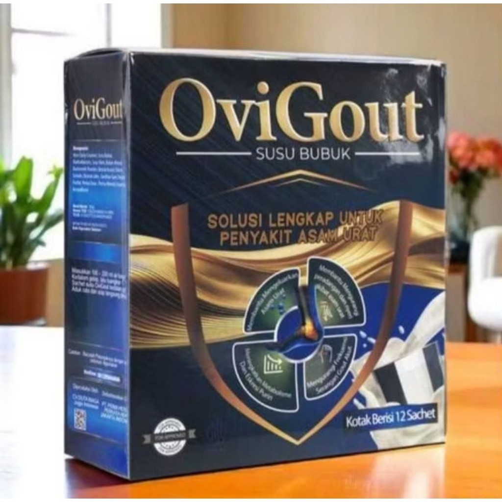 

OVIGOUT Milk Susu Herbal Asli Original Obat Atasi Asam Urat Nyeri Sendi Kolestrol By Mulya