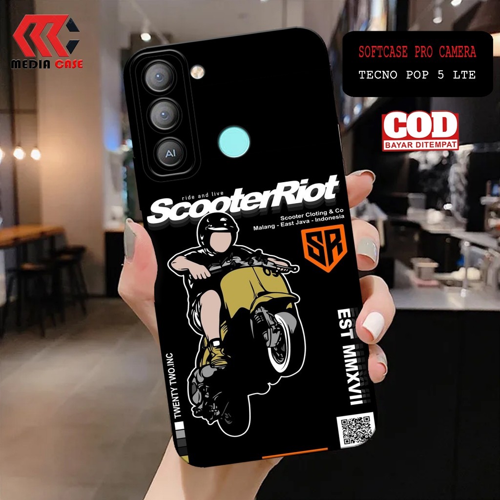 Case Hp Tecno Pop 5 LTE Terbaru - Motif Case Motor - Casing Hp Tecno Pop 5 LTE - Softcase Hp Tecno P