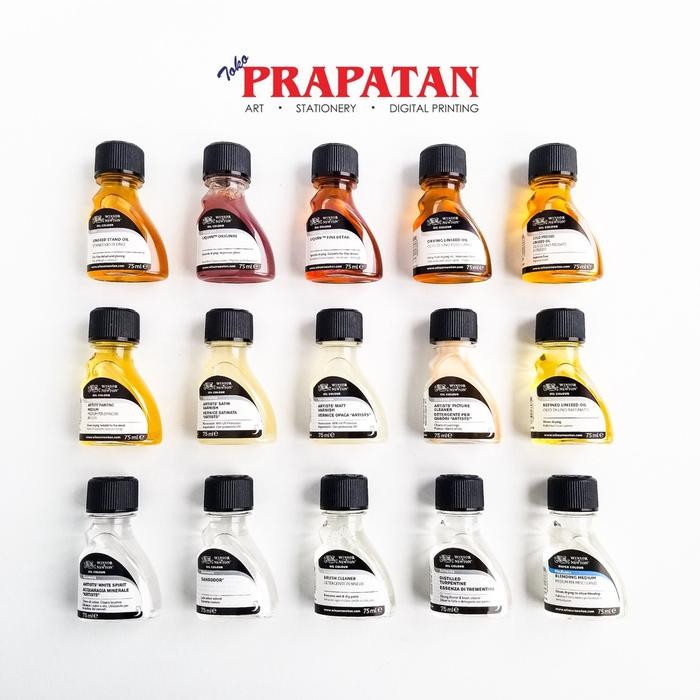 

Winsor & Newton Solvent / Medium / Oil / Varnish 75ml for Oil Colour - Satin Varnish