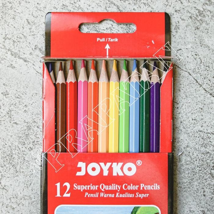 

Pensil Warna Joyko / Color Pencil 12 warna - Warna