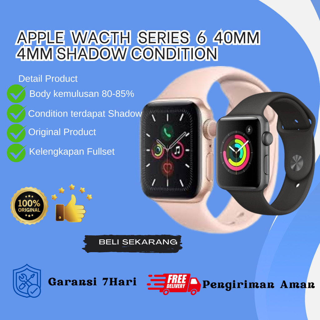 Iwatch Series 6 40MM 44MM Shadow Second Fullset Jagoan