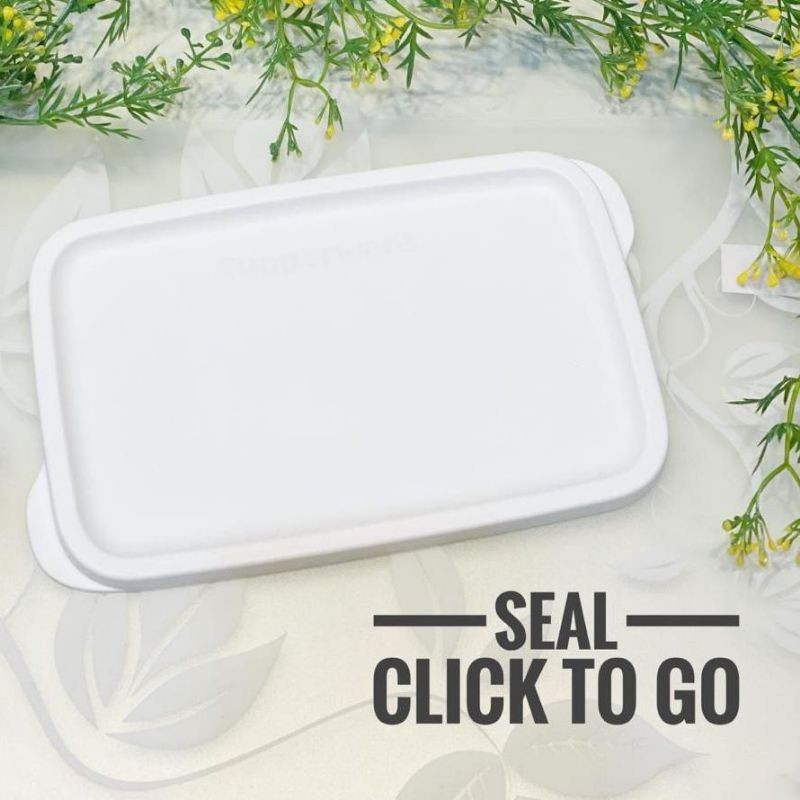 [BIG SALE] PROMO Tupperware  1pcs Seal Click To Go Rectangular Rantang