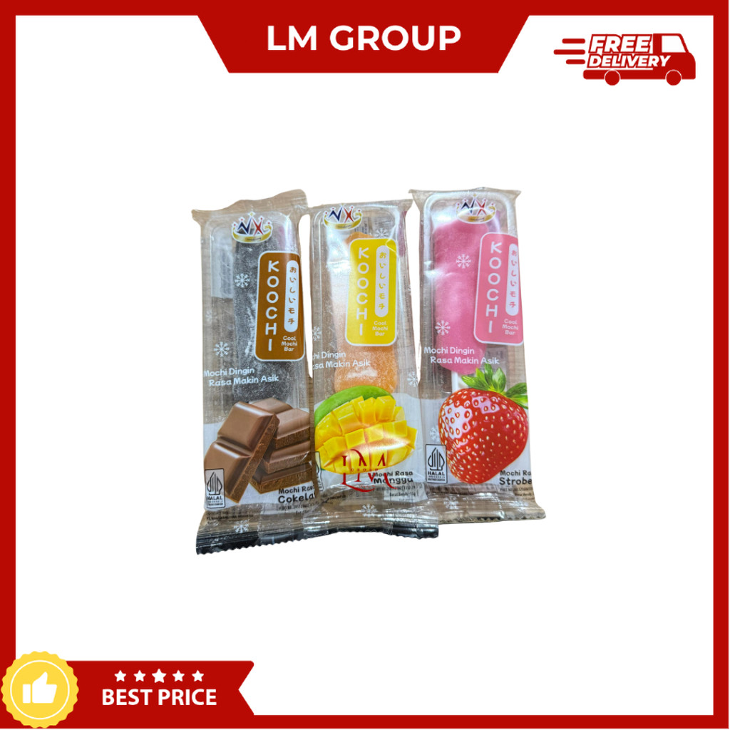 

NX Mochi Stick Dingin Lebih Enak Rasa Cokelat/Mangga/Stroberi 33gr LM Snack Grosir