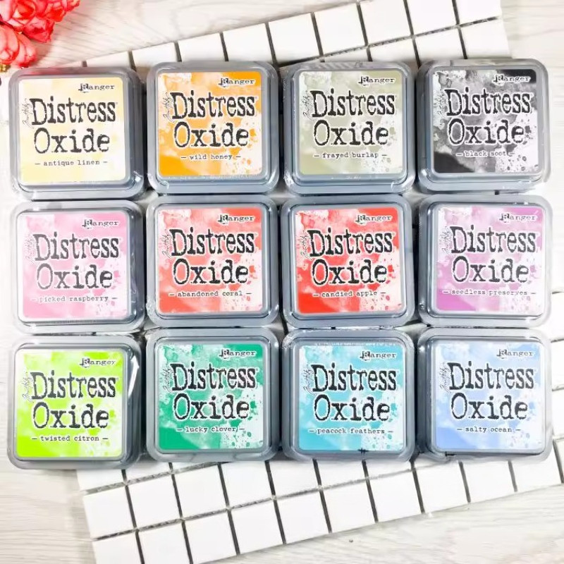 

Smudging Brushed Oxide Ink Pad DIY Envelope/Greeting Card/invitation Letter/Hand-drawn Ledger Painting Decoration Materials