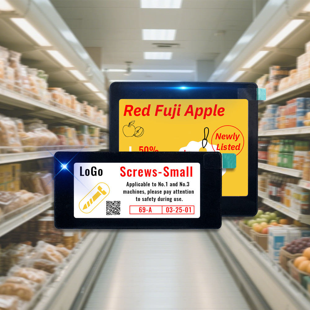 

Eink price tag digital shelf label 2.9" 4.2" 4 Color supermarket digital price tags