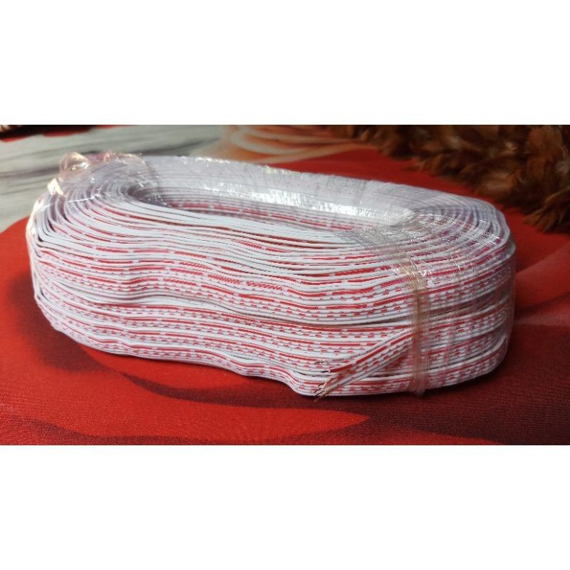 

(EP) kabel pita 6 pin tembaga putih per meter